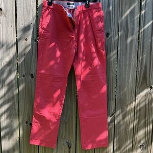 Tommy Hilfiger Men's Red Chinos